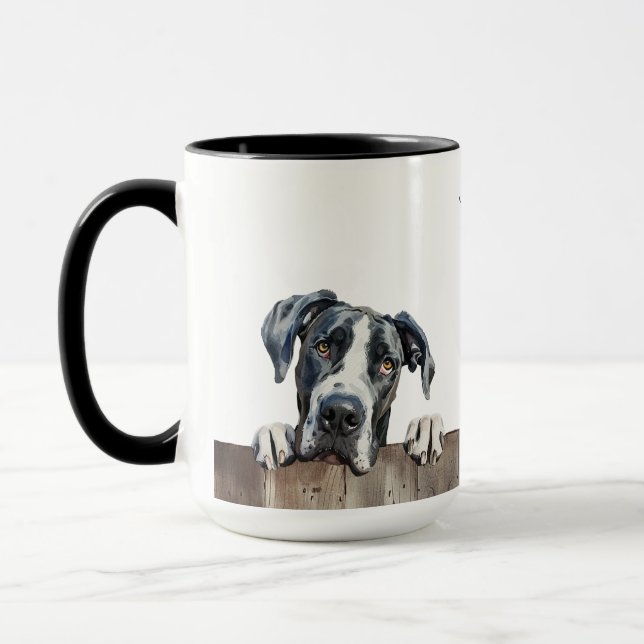 Grand chien Dane Mug (Gauche)