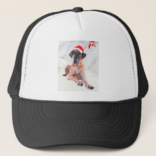 Grand chien Danse Casquette Joyeux Noël