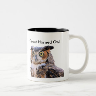 Grand Chouette à cornes Mug