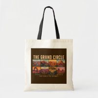 Grand Circle National Parks Landmarks Illustration