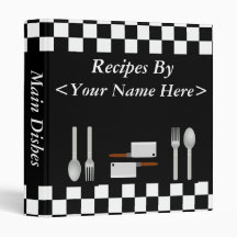 Grand Classeur de recettes personnalisé du tableau