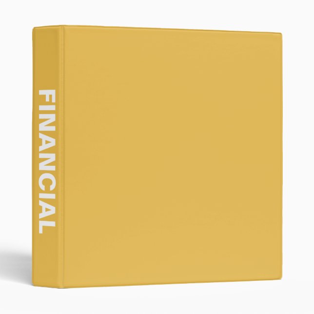 Grand classeur nommé audacieux financier (Devant/Côté)