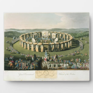 Grand Conventional Festival of the Britons, aquati Plaque