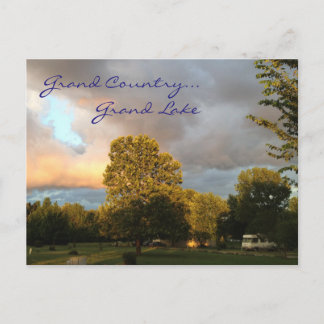 Grand County...Grand Lake  post card