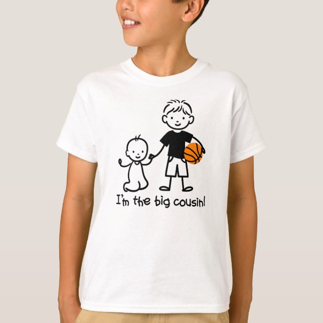 Grand cousin - collez les T-shirts de caractères (Devant)
