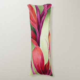 Grand Coussin de Corps de Plante Hawaïenne