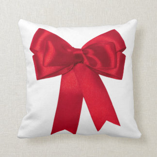 Grand coussin rouge d'arc