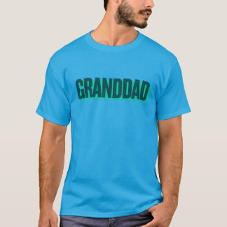 Grand-dad print basic T-Shirt