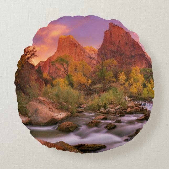 Grand Dawn Round Pillow (Front)