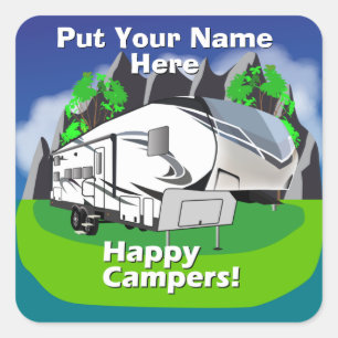 Grand Design Reflection 28bh Fifth Wheel design Square Sticker