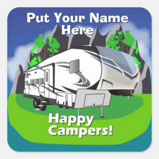 Grand Design Reflection 28bh Fifth Wheel design Square Sticker