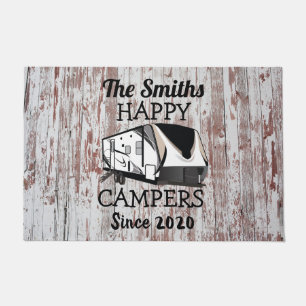 Grand Design Trailer Doormat with Rustic Bkgd