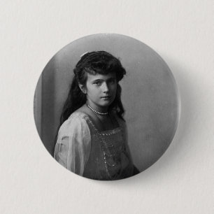 Grand Duchess Anastasia Nikolaevna of Russia 2 Inch Round Button