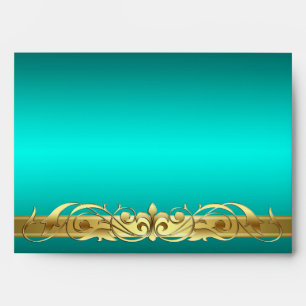 Grand Duchess Aquamarine Jewel Gold Envelope