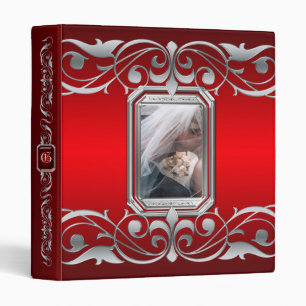 Grand Duchess Jewel Scroll Red Album Binder