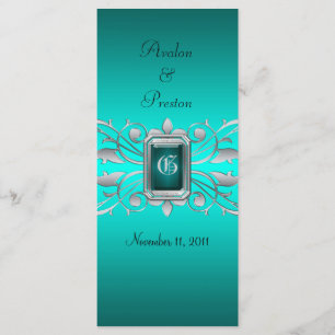 Grand Duchess Silver Scroll Programme de mariage T