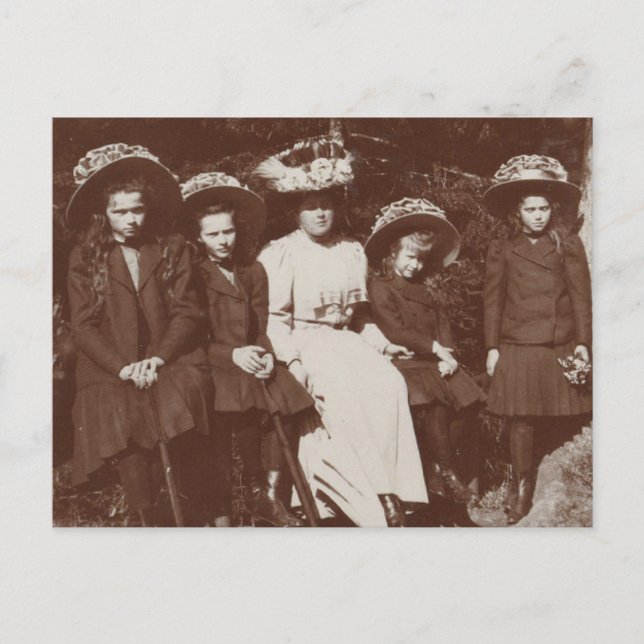 Grand Duchesses of Russia, OTMA Romanov Postcard (Front)