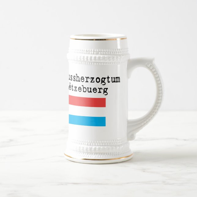 Grand Duchy of Luxembourg Beer Stein (Right)