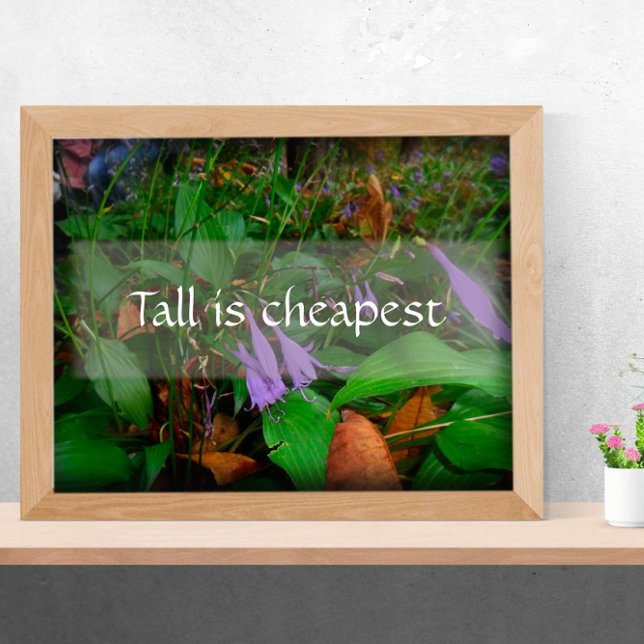 Grand est le moins cher sagesse poster de verdure (Créateur téléchargé)
