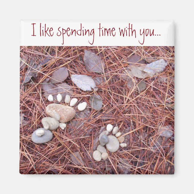 Grand et petit aimant d'empreinte (Devant)