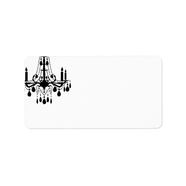 Grand Étiquettes de adresse de salle de bal (Devant)