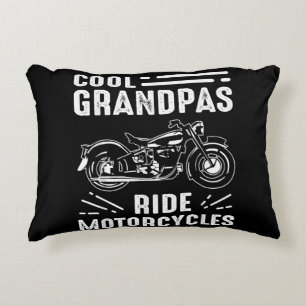 Grand Father Biker Accent Pillow
