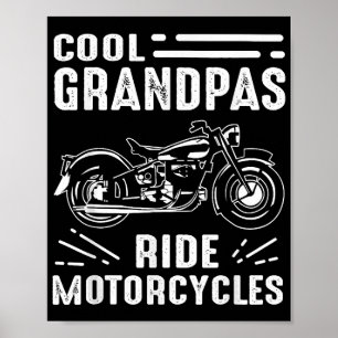Grand Father Biker Poster