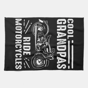 Grand Father BikerGrand Father Biker Kitchen Towel