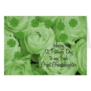 Grand-fille rose irlandaise St. Patrick