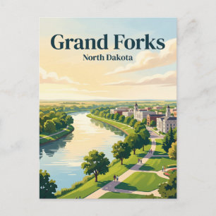 Grand Forks, North Dakota Postcard