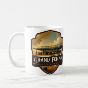 Grand Forks, North Dakota   Vintage Coffee Mug