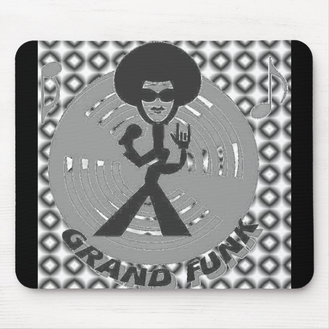 GRAND FUNK CHROME MOUSEPAD (Front)