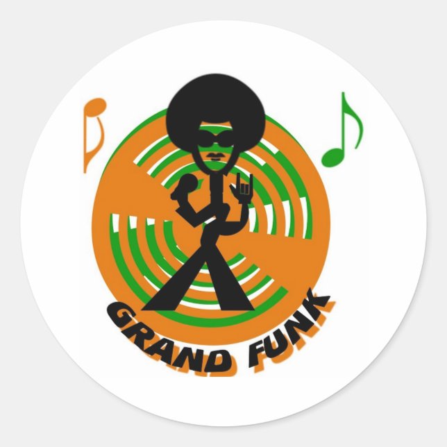 GRAND FUNK STICKERS (Front)