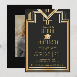 Grand Gatsby a inspiré la carte de fête de remise