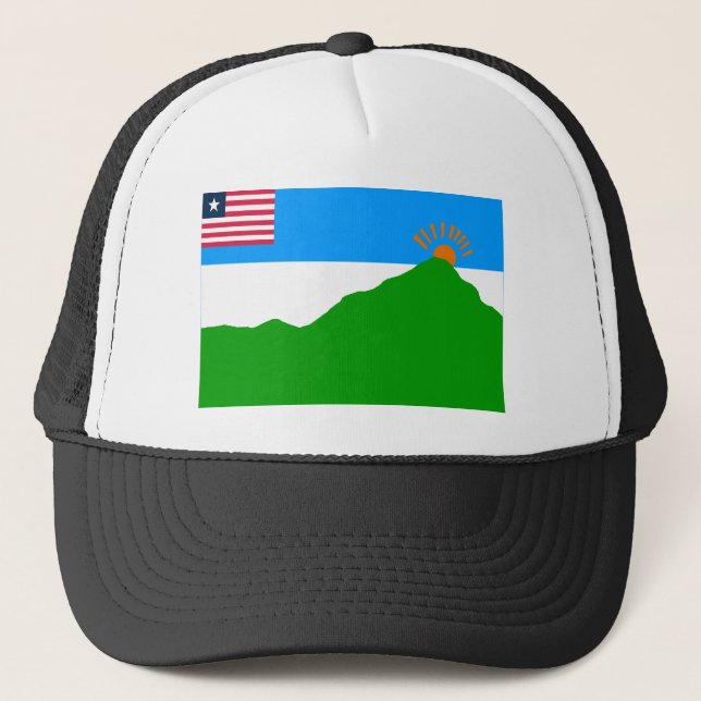 Grand Gedeh County Flag Trucker Hat (Front)