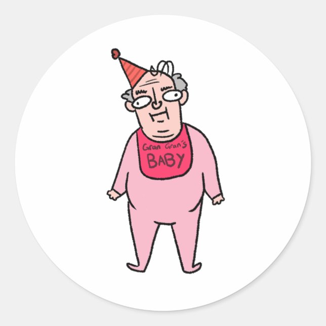 Grand Gran Gran's Big Baby Sticker (Devant)