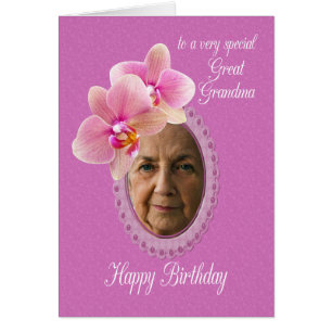 Grand grand-mère spécial voeux d'anniversaire Orch
