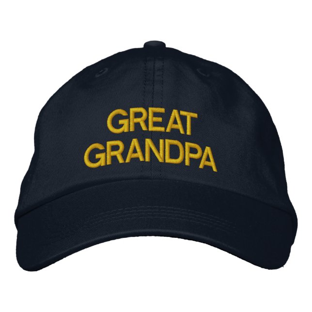 Grand grand-père casquette brodé (Devant)