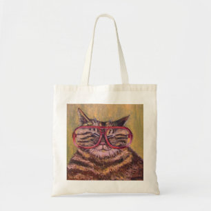 Grand gros sac de chat en verre