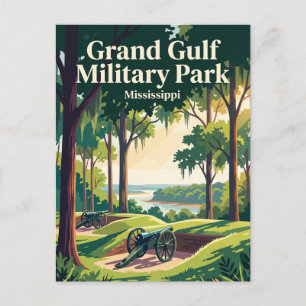 Grand Gulf Military Park Mississippi Postcard