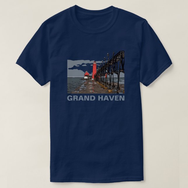 GRAND HAVEN LIGHT T-Shirt (Design Front)