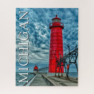 Grand Haven Lighthouse   Michigan Jigsaw Puzzle