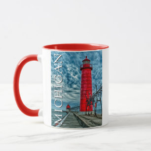 Grand Haven Lighthouse   Michigan Mug
