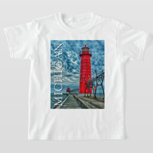 Grand Haven Lighthouse   Michigan T-Shirt