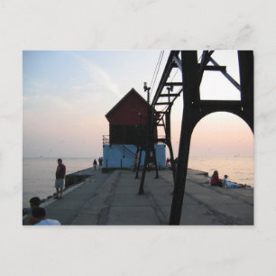 Grand Haven lighthouse Postcard