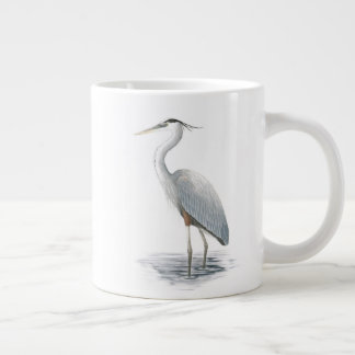 Grand Héron bleu Jumbo Mug