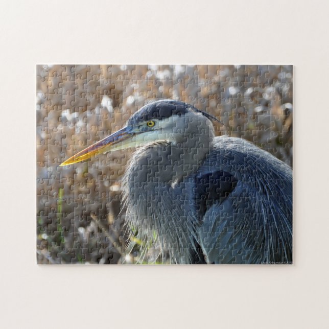 Grand Héron Bleu ! Puzzle (Horizontal)