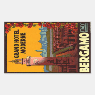 Grand Hotel Modern Berganmo Italy Sticker