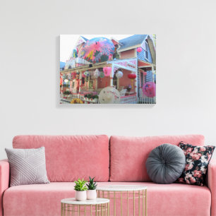 Grand Illumination in Pink - Martha's Vineyard Canvas Print