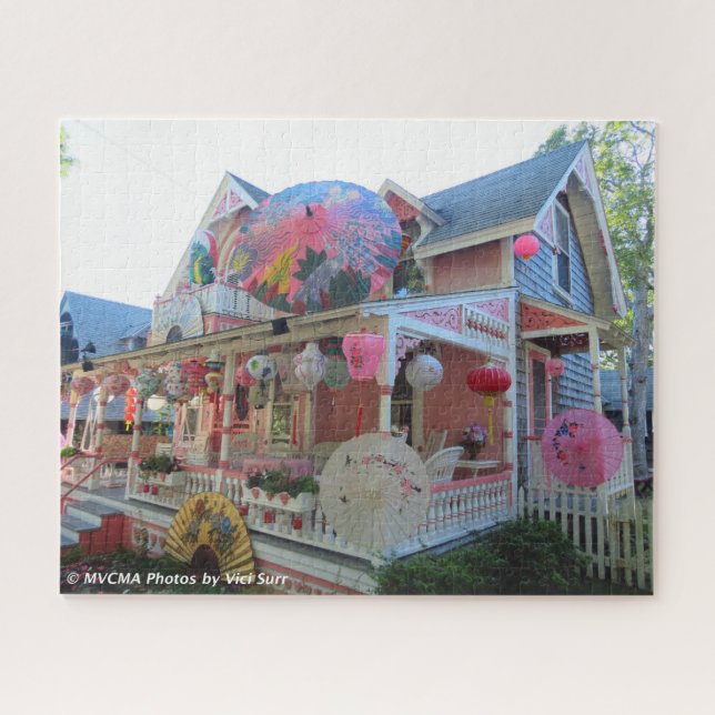 Grand Illumination in Pink - Martha's Vineyard Jigsaw Puzzle (Horizontal)